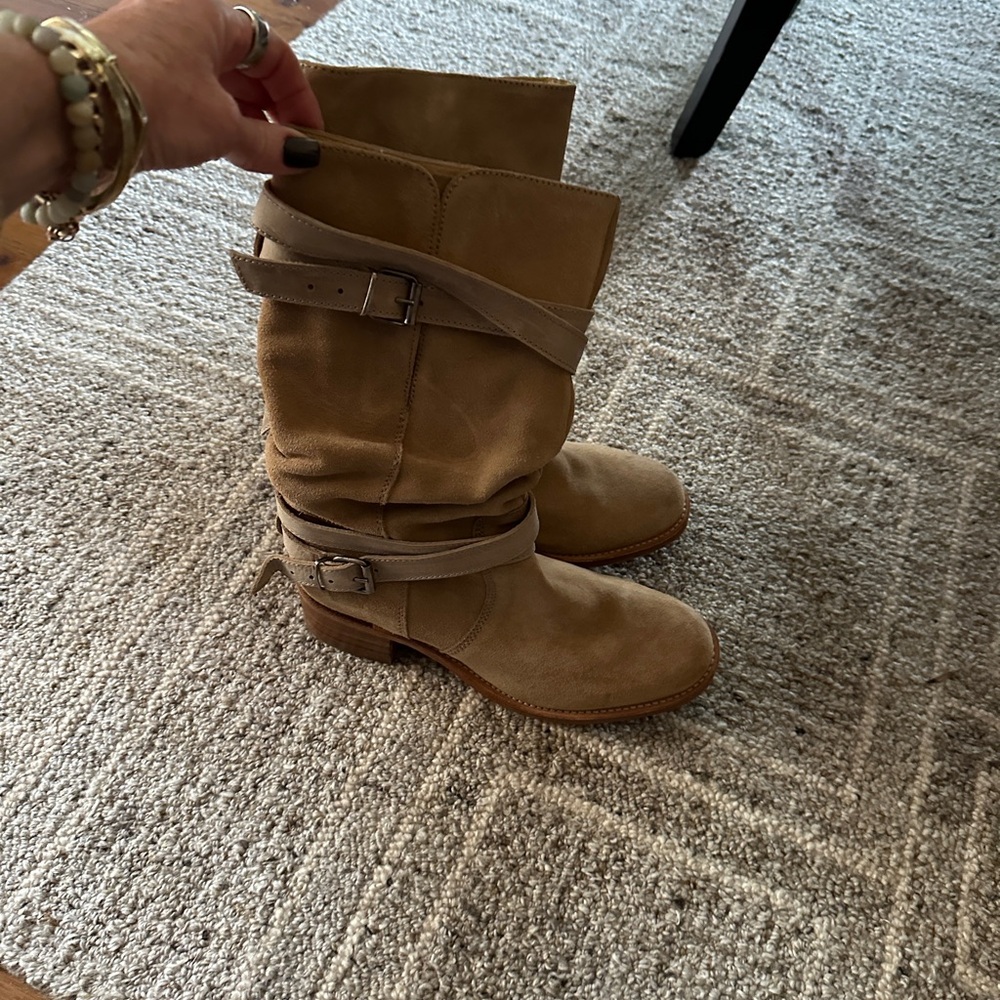 Juicy Couture Tan Suede Boots